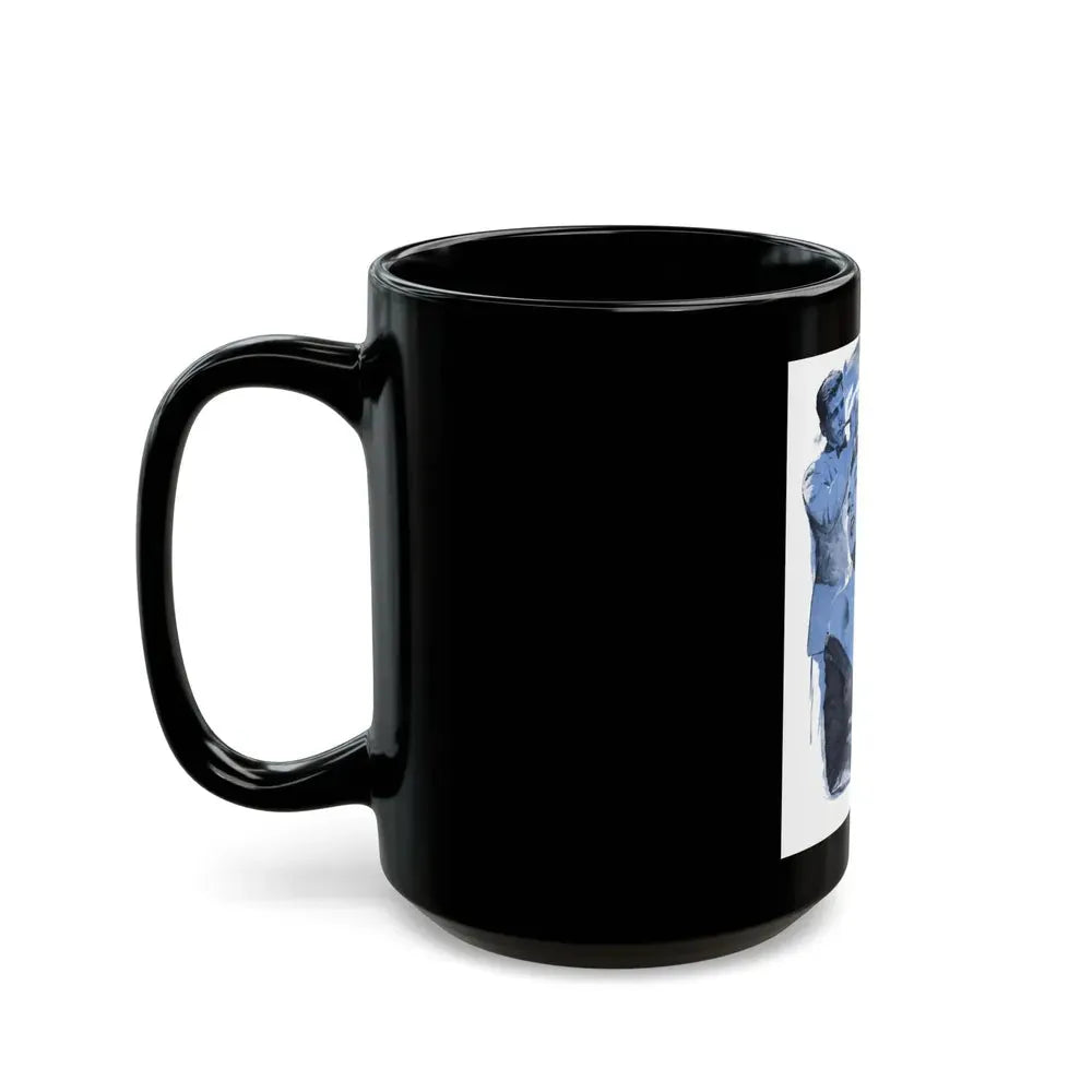 Enough To Cure The Blues, Bluebook Magazine, March 1956 - Black Coffee Mug - Go Mug Yourself