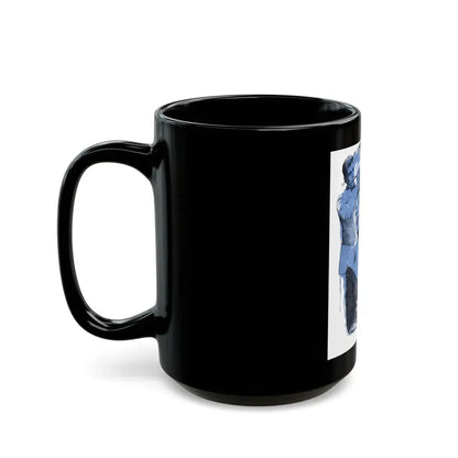 Enough To Cure The Blues, Bluebook Magazine, March 1956 - Black Coffee Mug - Go Mug Yourself