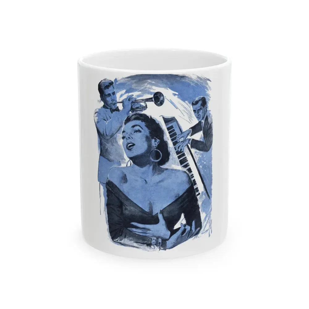 Enough To Cure The Blues, Bluebook Magazine, March 1956 - White Coffee Mug 11oz - Go Mug Yourself