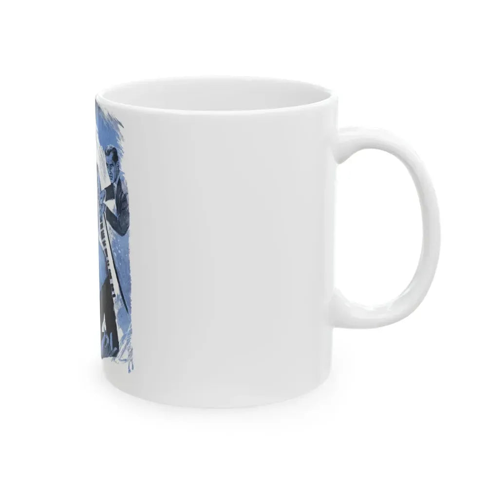 Enough To Cure The Blues, Bluebook Magazine, March 1956 - White Coffee Mug - Go Mug Yourself