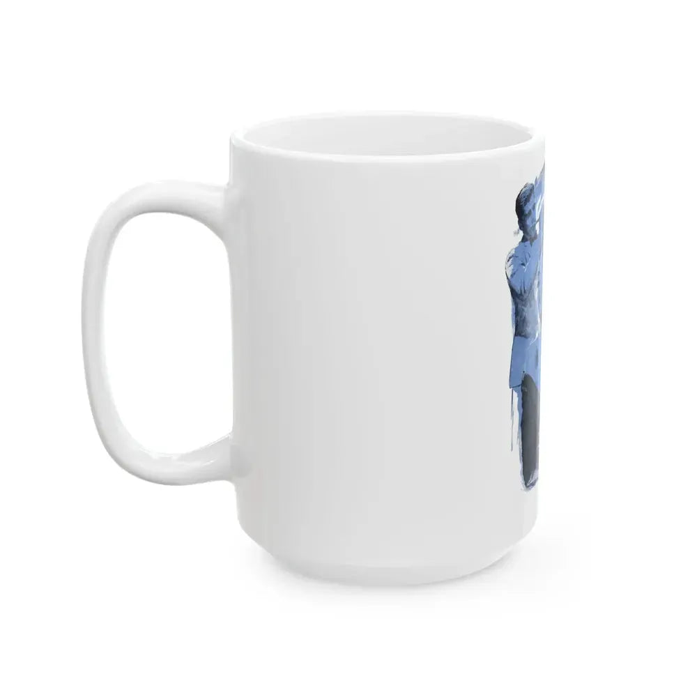 Enough To Cure The Blues, Bluebook Magazine, March 1956 - White Coffee Mug - Go Mug Yourself
