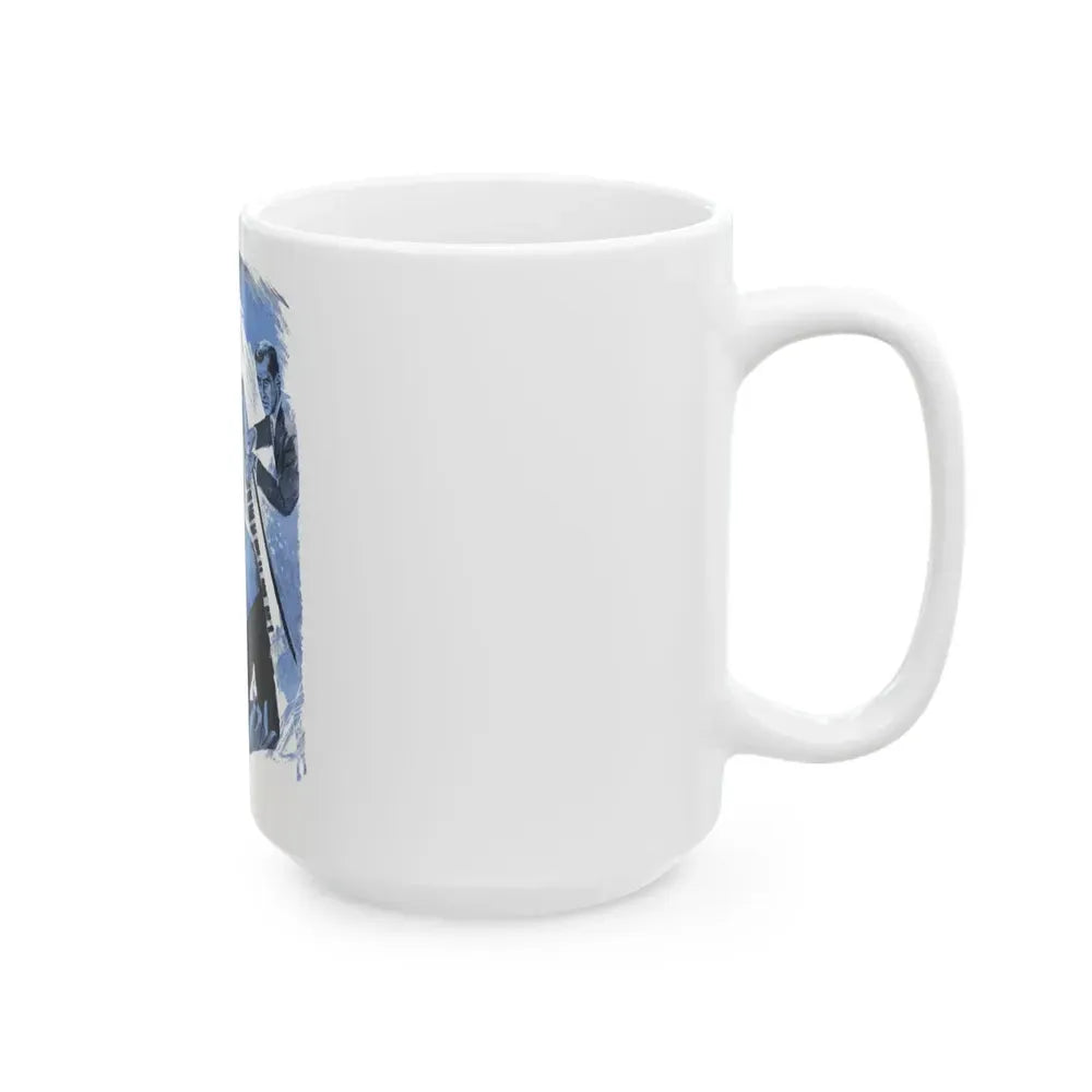 Enough To Cure The Blues, Bluebook Magazine, March 1956 - White Coffee Mug - Go Mug Yourself