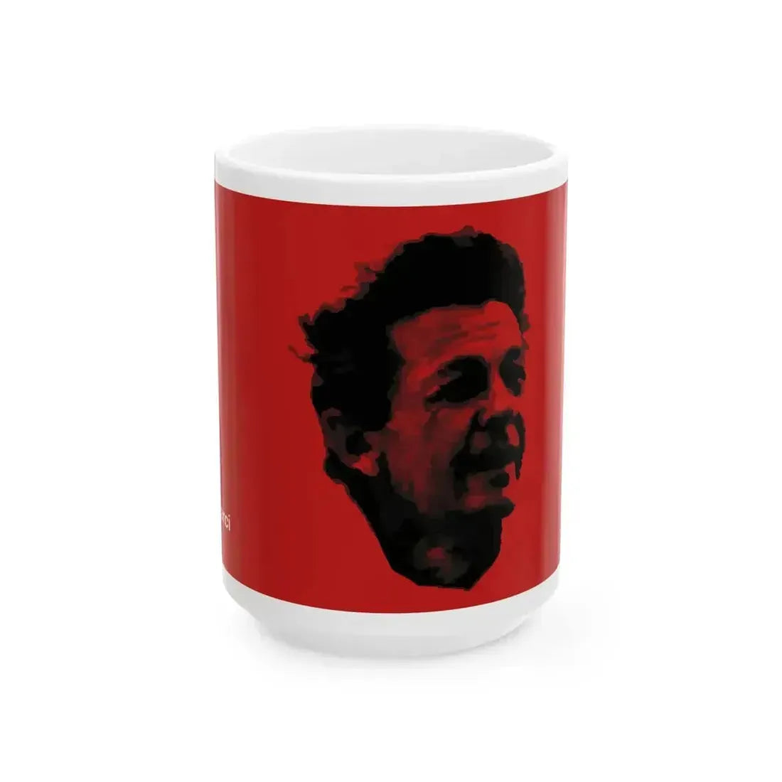 Enrico Berlinguer flag 3 (Italy) White Coffee Mug 15oz - Go Mug Yourself