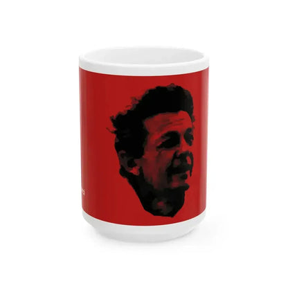 Enrico Berlinguer flag 3 (Italy) White Coffee Mug 15oz - Go Mug Yourself