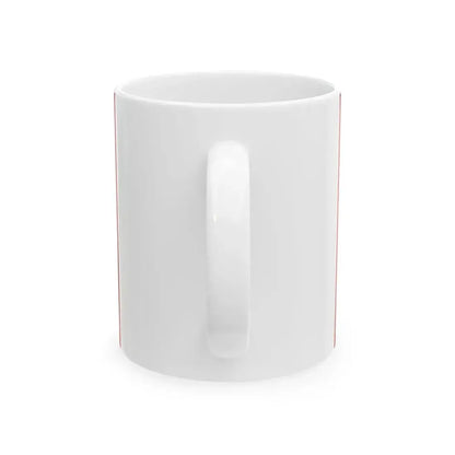Enrico Berlinguer flag 3 (Italy) White Coffee Mug - Go Mug Yourself