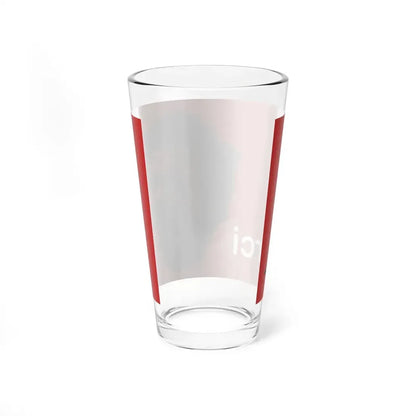 Enrico Berlinguer flag (Italy) Pint Glass 16oz - Go Mug Yourself