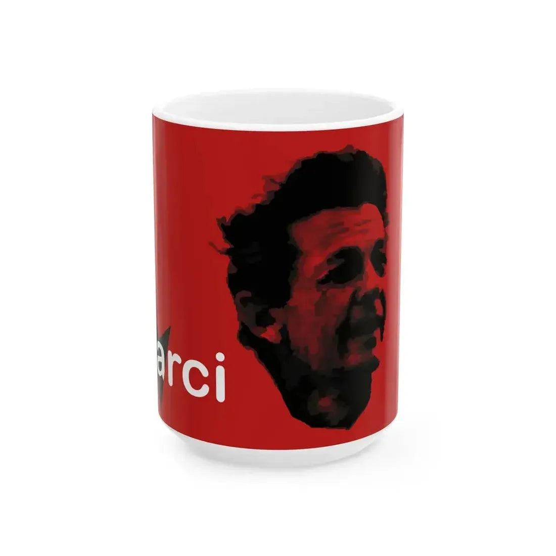 Enrico Berlinguer flag (Italy) White Coffee Mug 15oz - Go Mug Yourself
