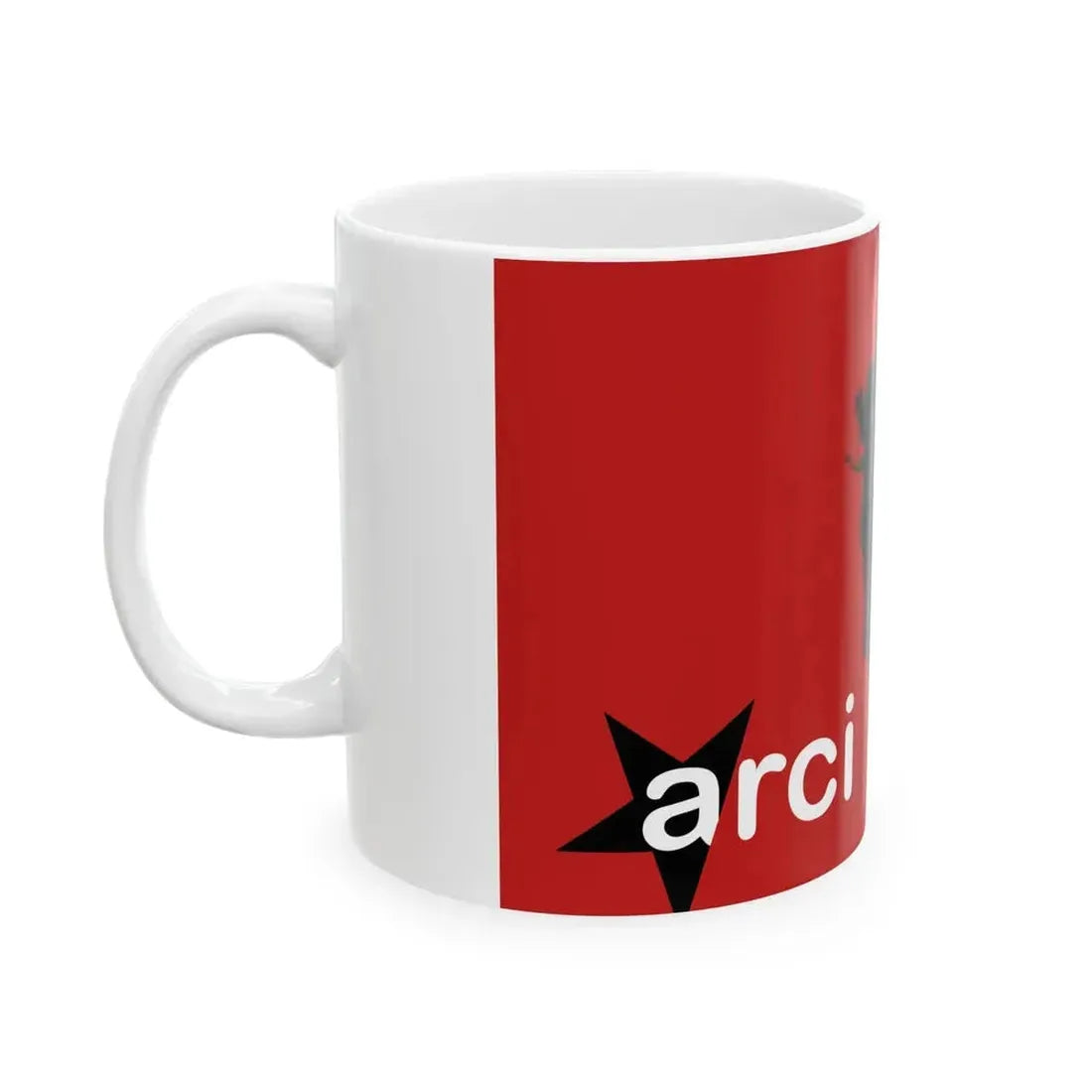 Enrico Berlinguer flag (Italy) White Coffee Mug - Go Mug Yourself