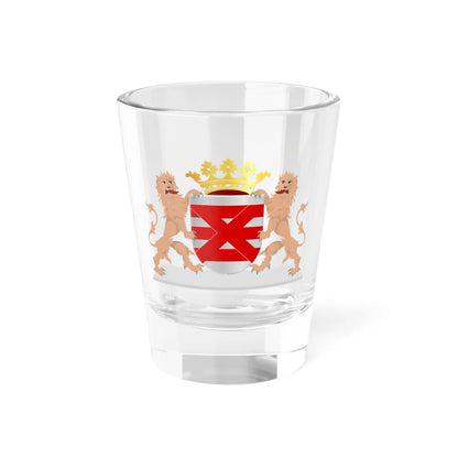 Enschede wapen (Netherlands) (Coat of Arms) Shot Glass 1.5oz 1.5oz - Go Mug Yourself