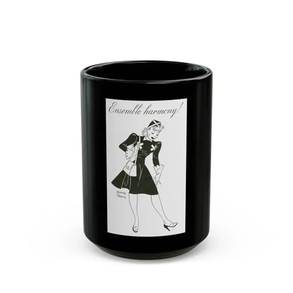 Ensemble harmony (1), 1941 - Black Coffee Mug 15oz - Go Mug Yourself
