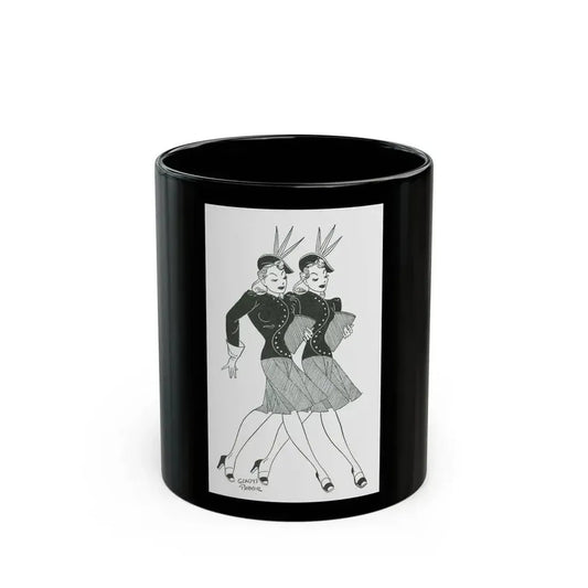 Ensemble harmony (2), 1941 - Black Coffee Mug 11oz - Go Mug Yourself