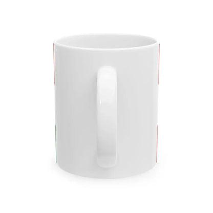 Ensign of Austro-Hungarian civil fleet 1869-1918 (Austria) White Coffee Mug - Go Mug Yourself