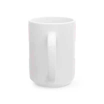 Ensign of Austro-Hungarian civil fleet 1869-1918 (Austria) White Coffee Mug - Go Mug Yourself