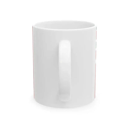 Ensign of Balaton-Furedi Yacht Club 1867 (Hungary) White Coffee Mug - Go Mug Yourself