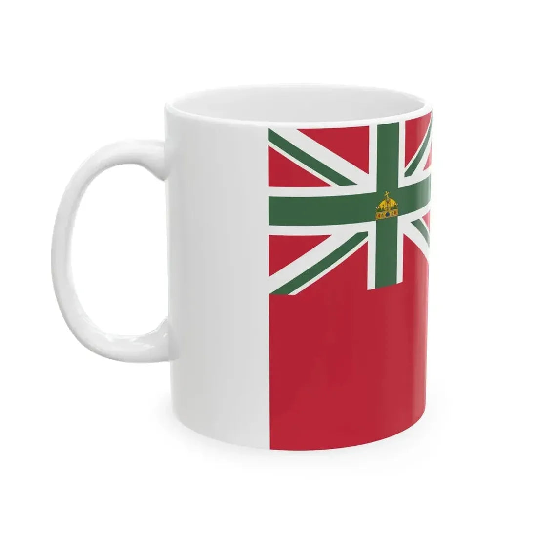 Ensign of Balaton-Furedi Yacht Club 1867 (Hungary) White Coffee Mug - Go Mug Yourself