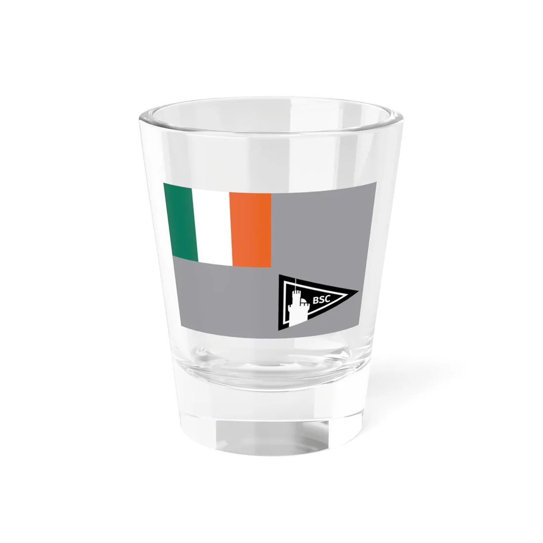 Ensign of Blackrock Sailing Club (Ireland) Shot Glass 1.5oz 1.5oz - Go Mug Yourself