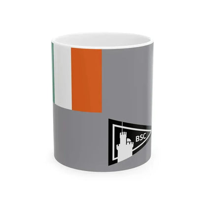 Ensign of Blackrock Sailing Club (Ireland) White Coffee Mug 11oz - Go Mug Yourself