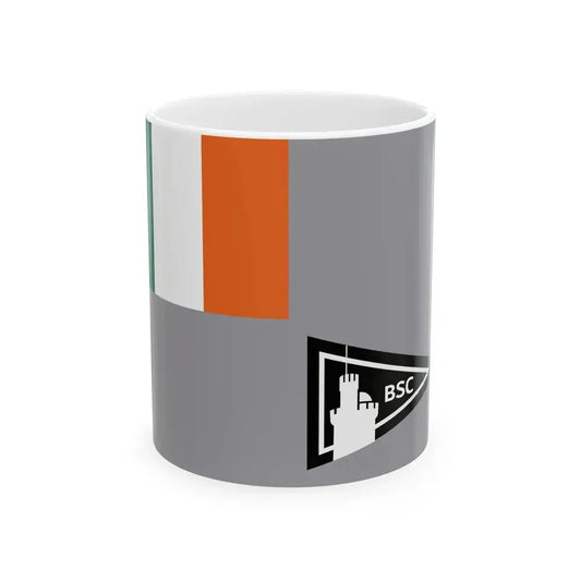 Ensign of Blackrock Sailing Club (Ireland) White Coffee Mug 11oz - Go Mug Yourself