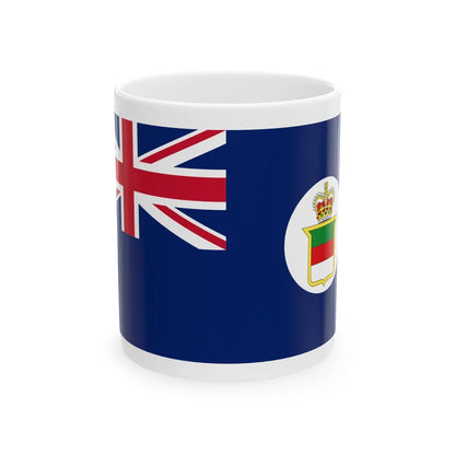 Ensign of British Heligoland (Germany) White Coffee Mug 11oz - Go Mug Yourself