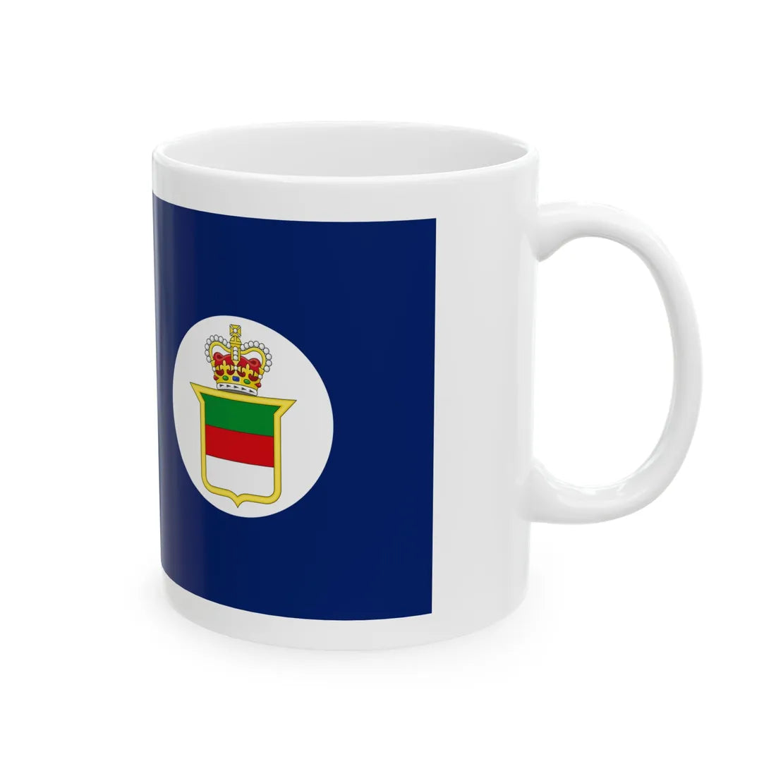 Ensign of British Heligoland (Germany) White Coffee Mug - Go Mug Yourself