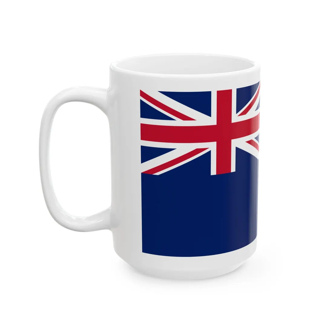 Ensign of British Heligoland (Germany) White Coffee Mug - Go Mug Yourself