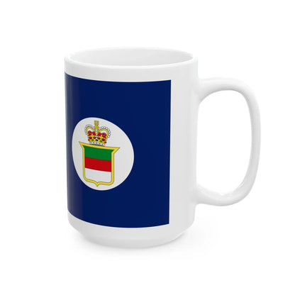 Ensign of British Heligoland (Germany) White Coffee Mug - Go Mug Yourself