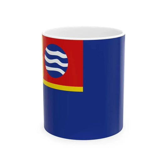 Ensign of Coastal Defense of Republic of China 1925-1928 (China) White Coffee Mug 11oz - Go Mug Yourself