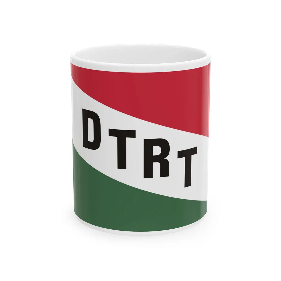 Ensign of DTRT (Hungary) White Coffee Mug 11oz - Go Mug Yourself