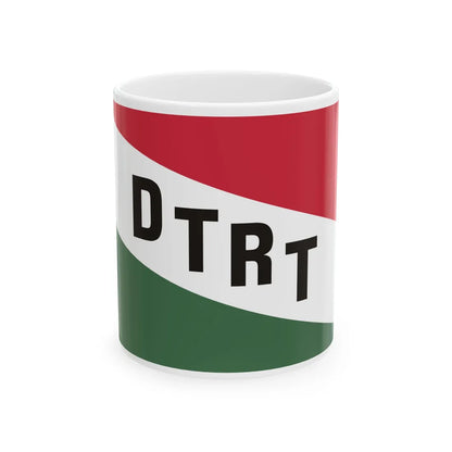Ensign of DTRT (Hungary) White Coffee Mug 11oz - Go Mug Yourself