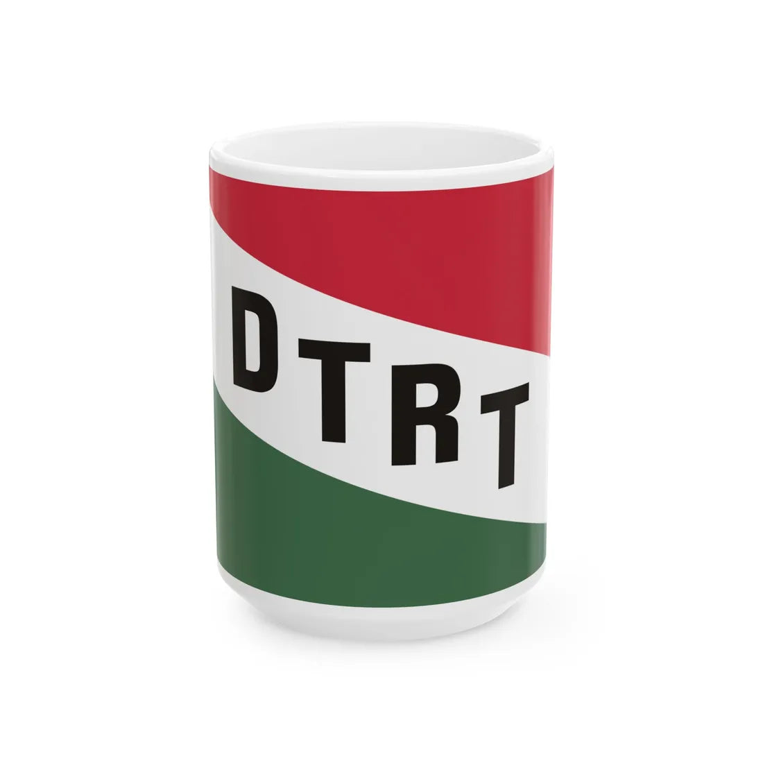 Ensign of DTRT (Hungary) White Coffee Mug 15oz - Go Mug Yourself