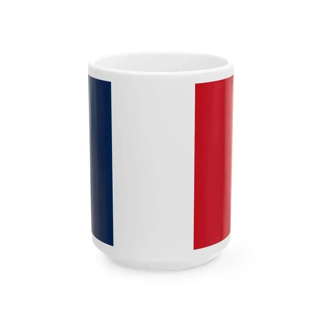 Ensign of France (France) White Coffee Mug 15oz - Go Mug Yourself