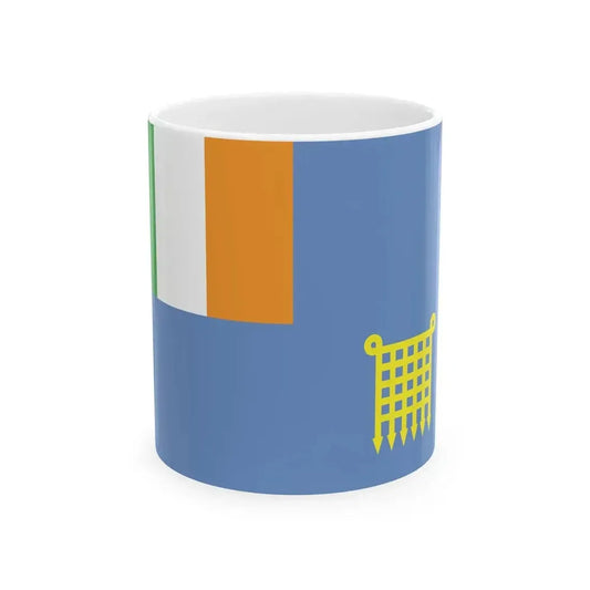 Ensign of Kinsale Yacht Club (Ireland) White Coffee Mug 11oz - Go Mug Yourself