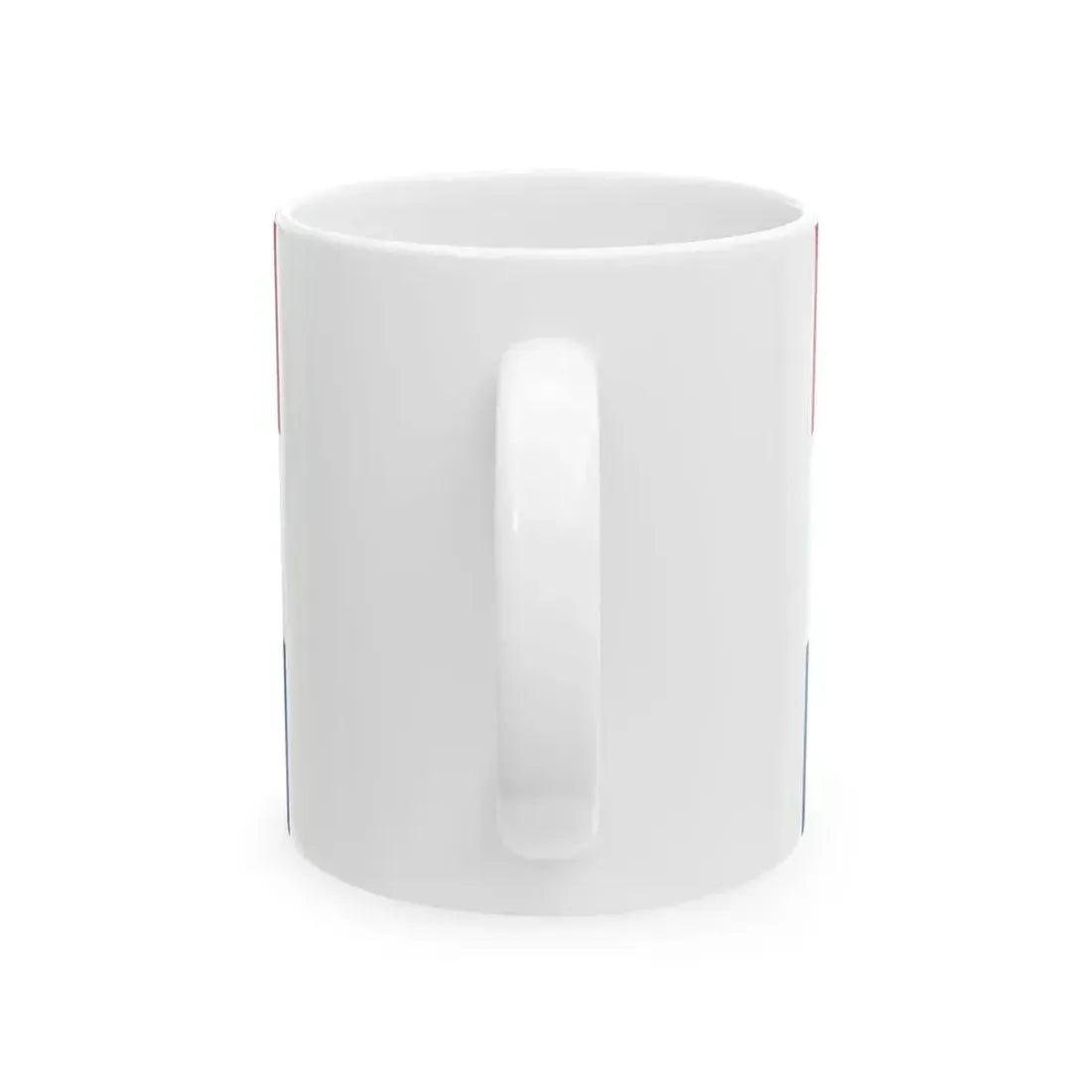 Ensign of Koninklijke Nederlandsche Zeil-  Roeivereeniging (Netherlands) White Coffee Mug - Go Mug Yourself