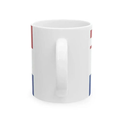 Ensign of Koninklijke Roei- en Zeilvereeniging De Maas (Netherlands) White Coffee Mug - Go Mug Yourself