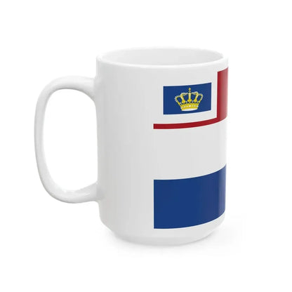 Ensign of Koninklijke Watersportvereniging De Kaag (Netherlands) White Coffee Mug - Go Mug Yourself
