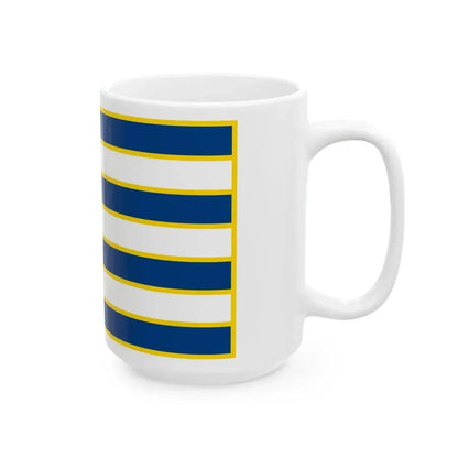 Ensign of Lake Balaton Shipping Ltd (Hungary) White Coffee Mug - Go Mug Yourself