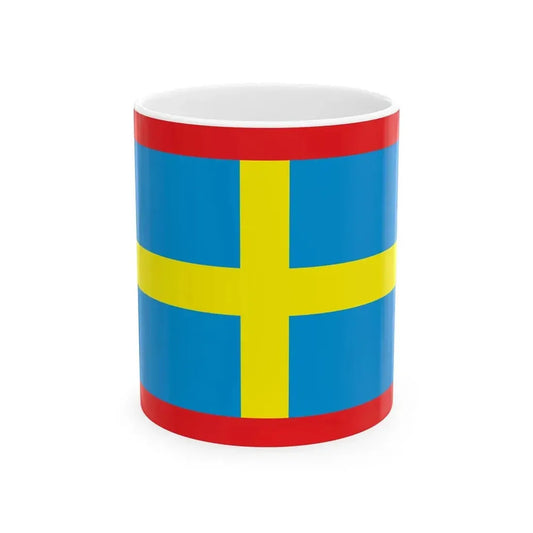 Ensign of Lake Ferto Sailing Association (Hungary) White Coffee Mug 11oz - Go Mug Yourself