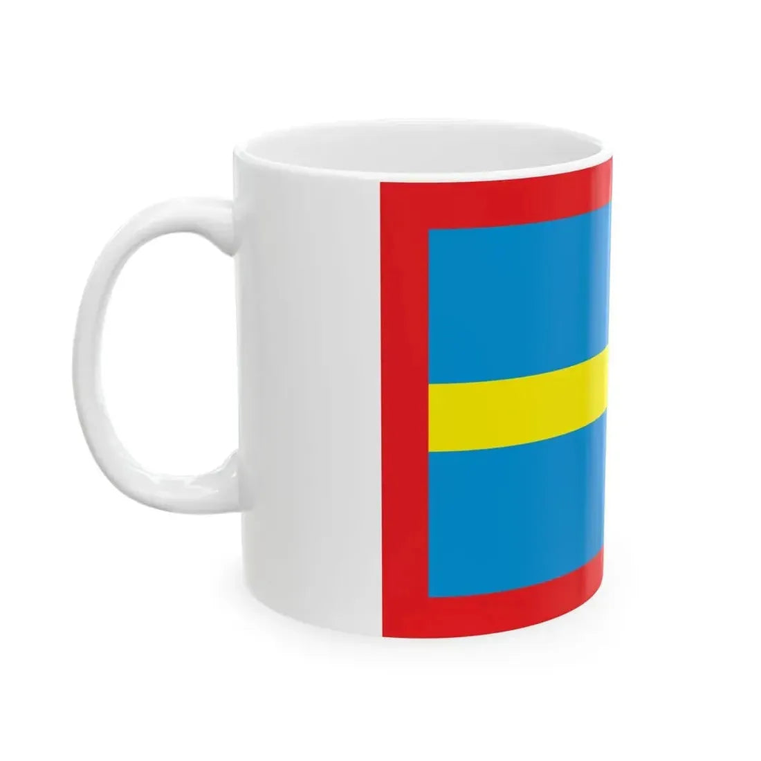 Ensign of Lake Ferto Sailing Association (Hungary) White Coffee Mug - Go Mug Yourself
