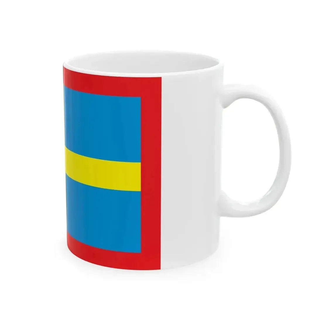 Ensign of Lake Ferto Sailing Association (Hungary) White Coffee Mug - Go Mug Yourself