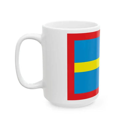 Ensign of Lake Ferto Sailing Association (Hungary) White Coffee Mug - Go Mug Yourself