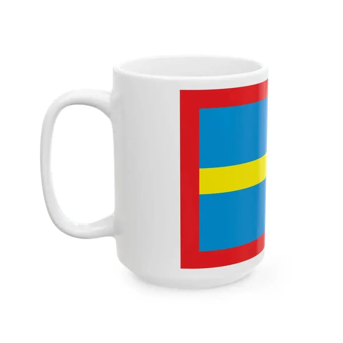 Ensign of Lake Ferto Sailing Association (Hungary) White Coffee Mug - Go Mug Yourself