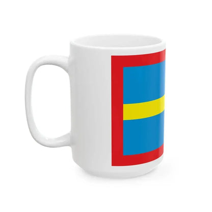 Ensign of Lake Ferto Sailing Association (Hungary) White Coffee Mug - Go Mug Yourself