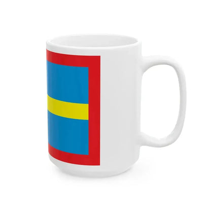 Ensign of Lake Ferto Sailing Association (Hungary) White Coffee Mug - Go Mug Yourself