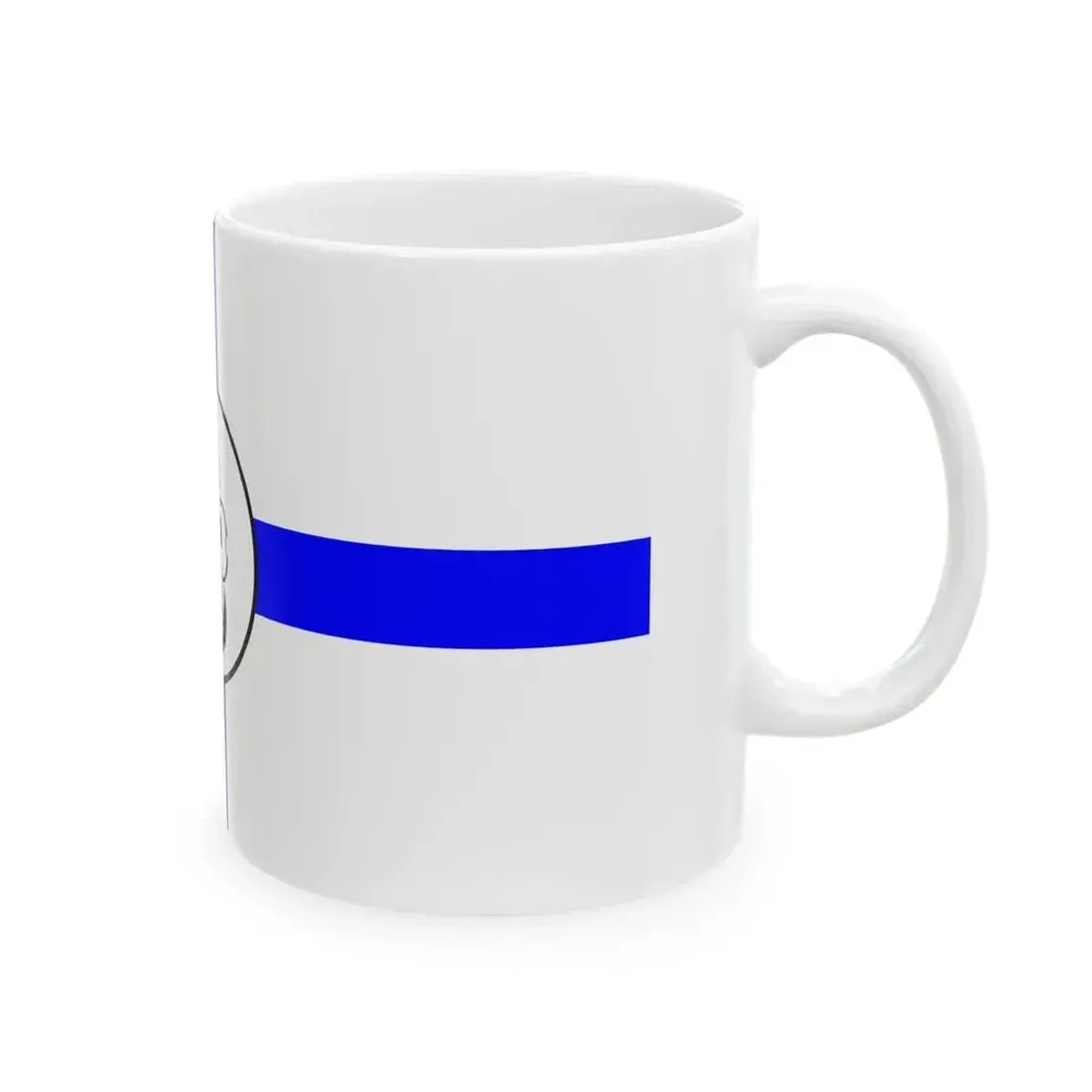 Ensign of Lithuanian Sea Scout (Lithuania) White Coffee Mug - Go Mug Yourself