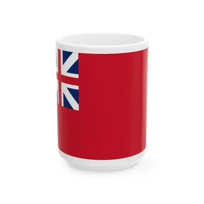 Ensign of New England union flag (United States) White Coffee Mug 15oz - Go Mug Yourself