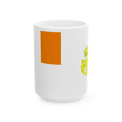 Ensign of Royal Irish YC (Ireland) White Coffee Mug 15oz - Go Mug Yourself