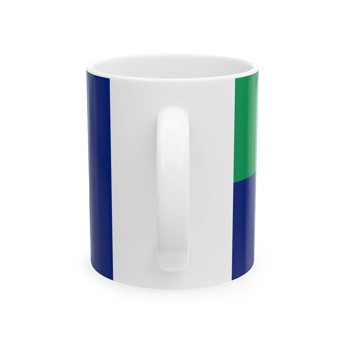 Ensign of Royal St. George YC (Ireland) White Coffee Mug - Go Mug Yourself