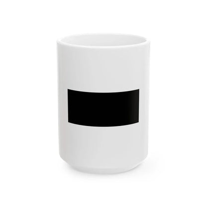 Ensign of Shogunate Ships (Japan) White Coffee Mug 15oz - Go Mug Yourself