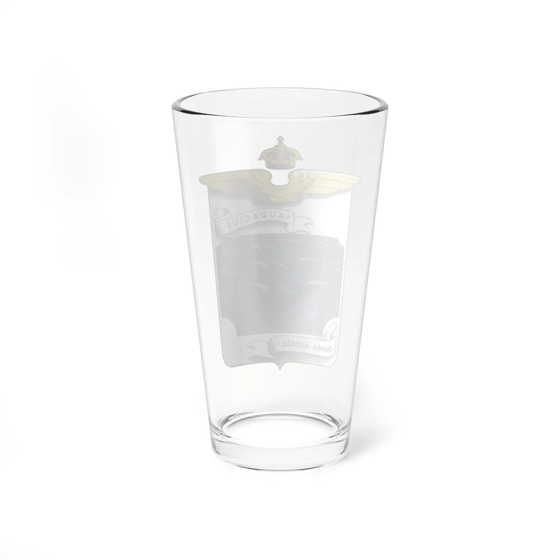 Ensign of the 14º Stormo BT coat of arms of the Italian Air Force (Italy) (Coat of Arms) Pint Glass 16oz - Go Mug Yourself