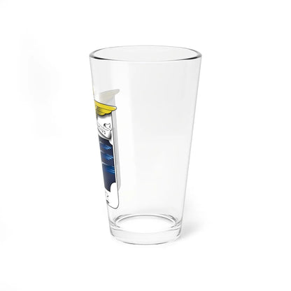 Ensign of the 14º Stormo BT coat of arms of the Italian Air Force (Italy) (Coat of Arms) Pint Glass 16oz - Go Mug Yourself